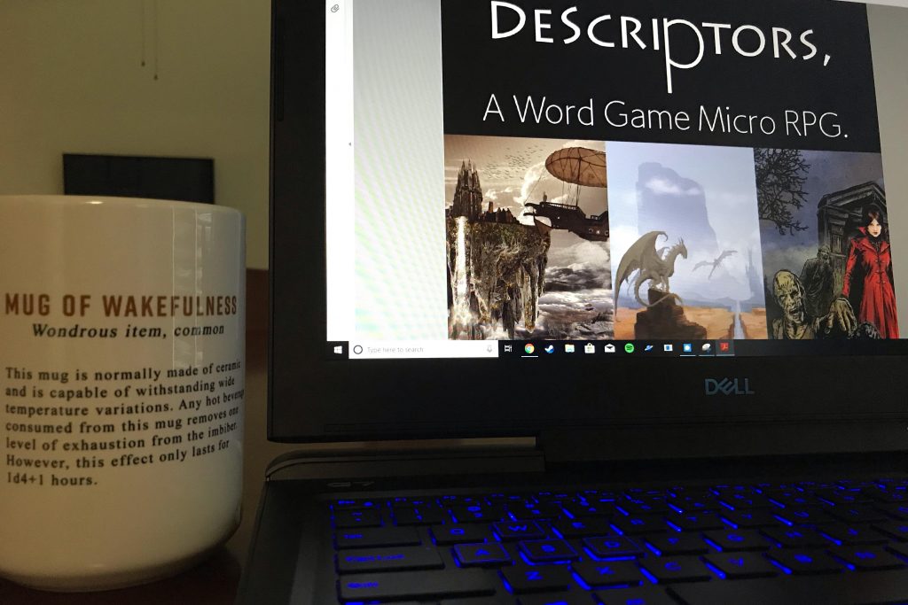 DeScriptors: A Word Game Micro RPG