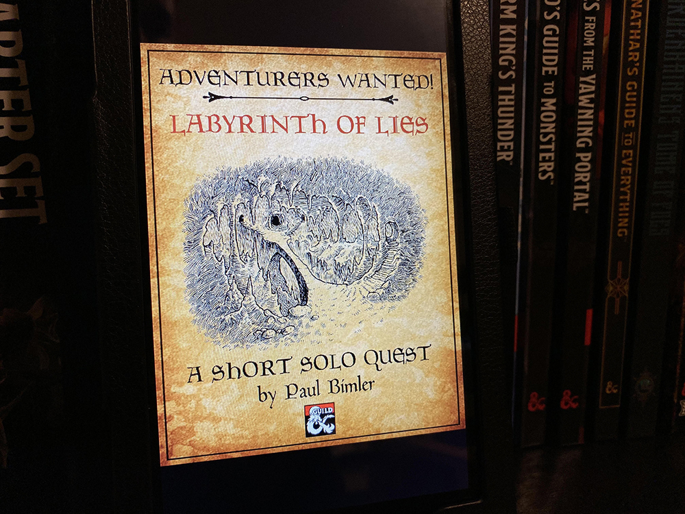 D&D Solo Adventure Labyrinth of Lies