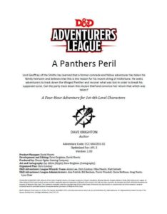 A Panthers Peril